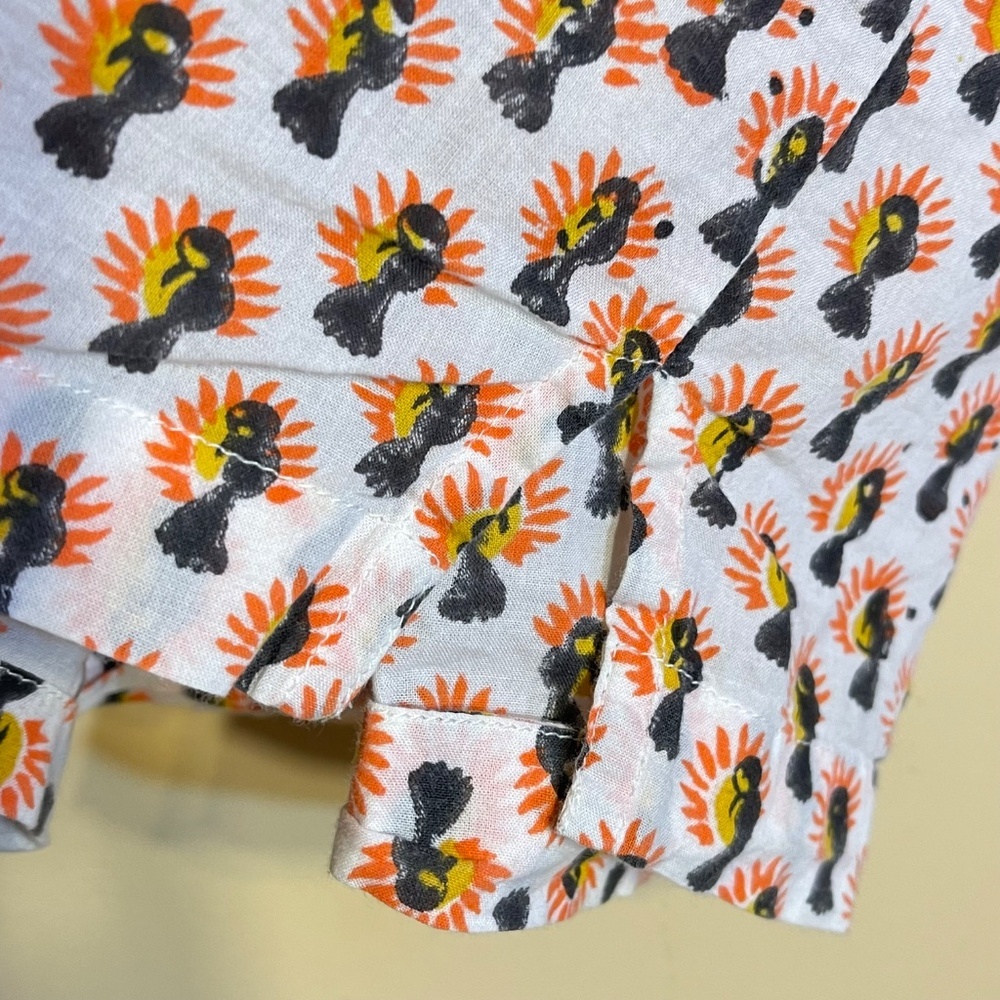 Cotton White Garden Women's Floral Pajama Top - Picture 7 of 10